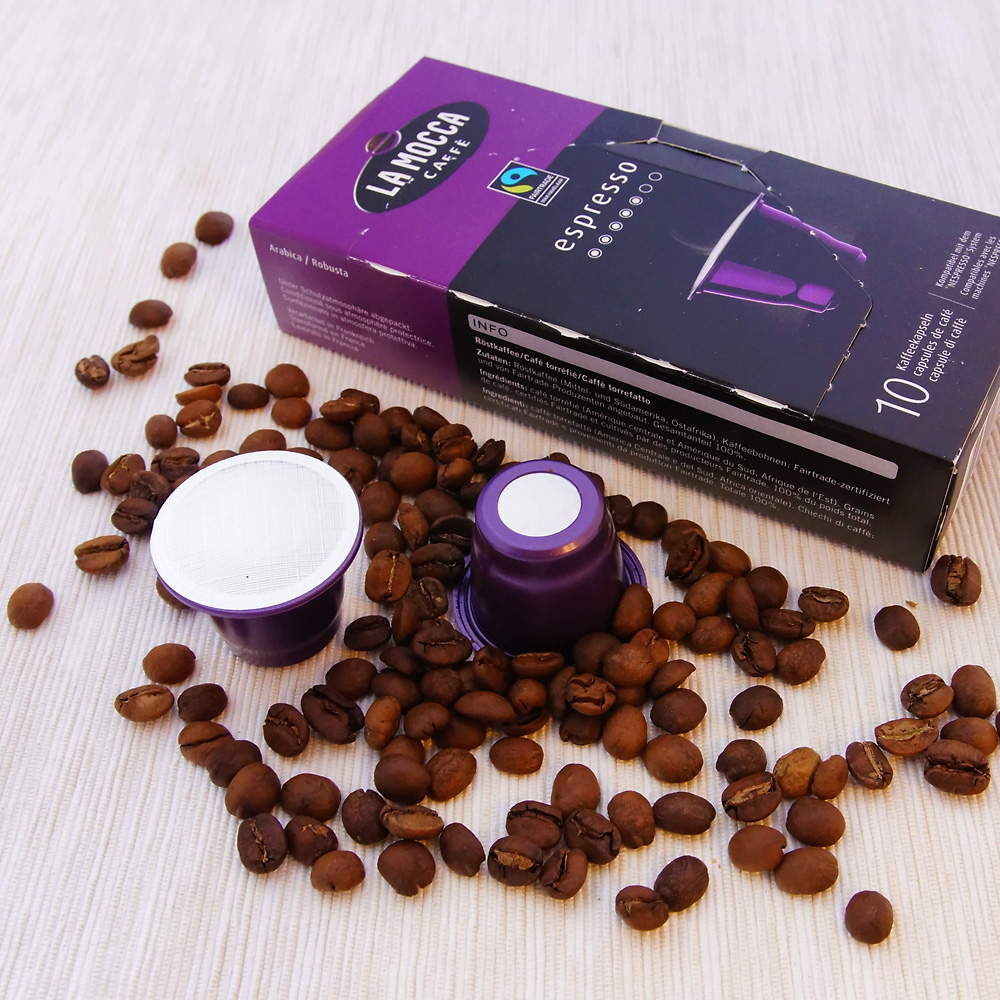 Espresso coffee capsules by La Mocca Caffé
