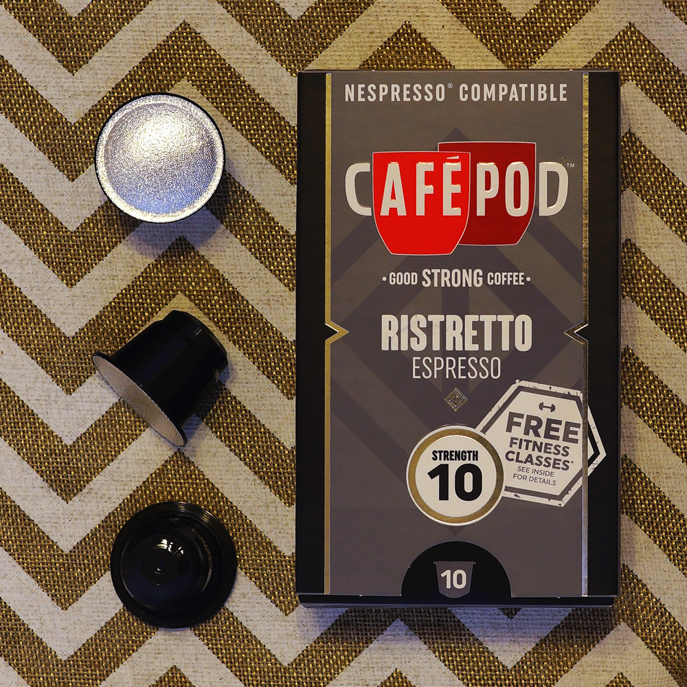 Ristretto coffee capsules by CaféPod 