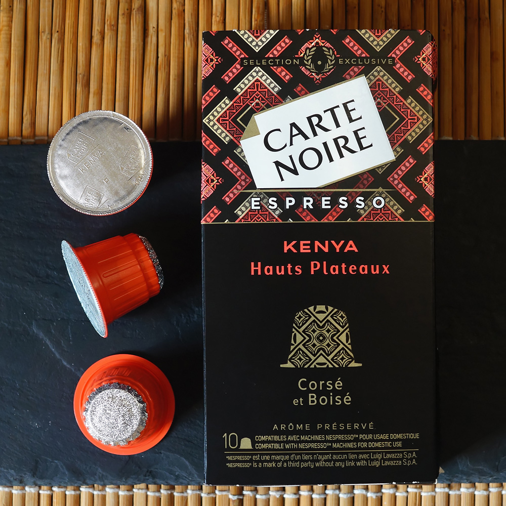 Kenya coffee capsules by Carte Noire Espresso