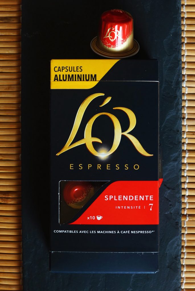 Splendente coffee capsules by L'Or Espresso