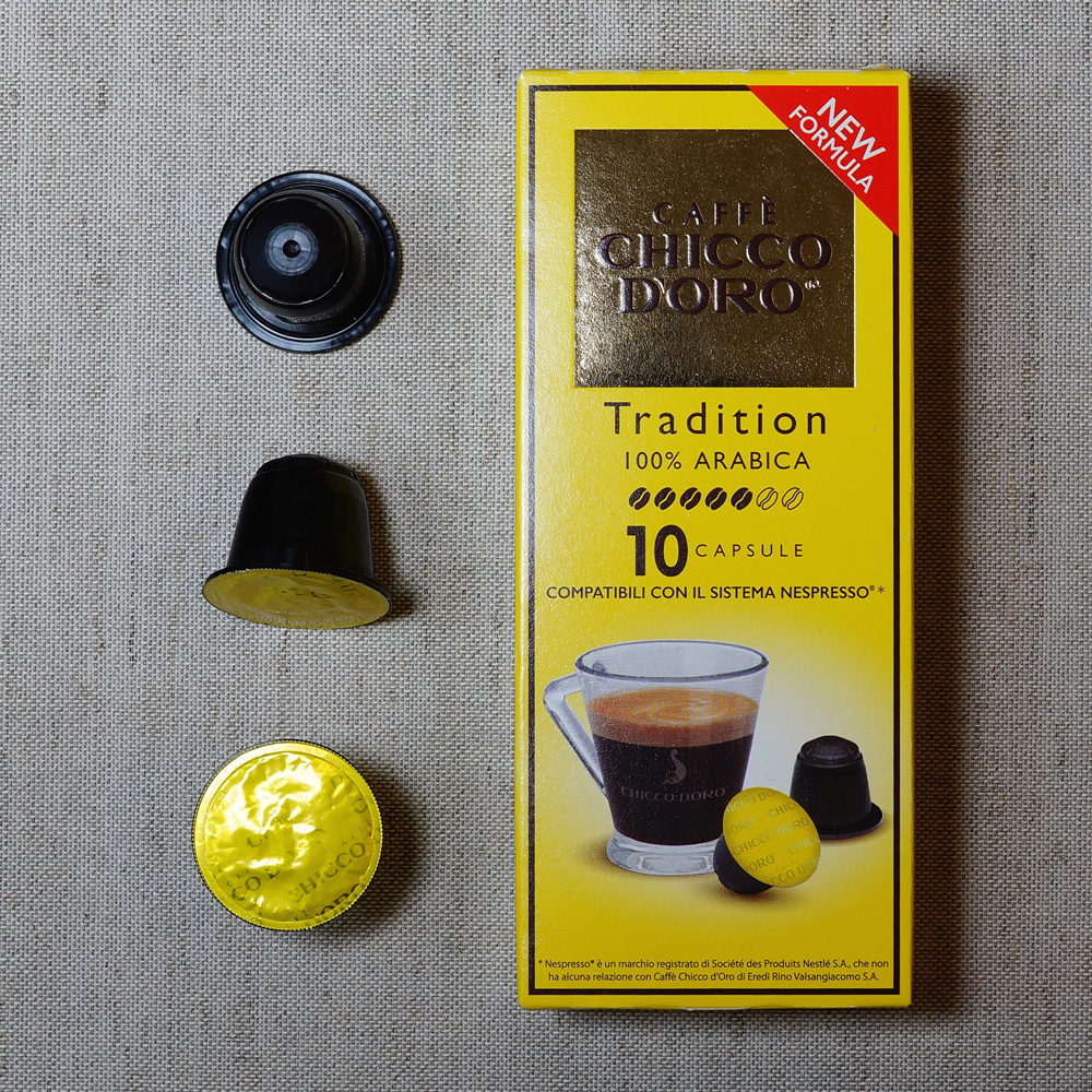 Tradition capsules by Caffé Chicco d'Oro