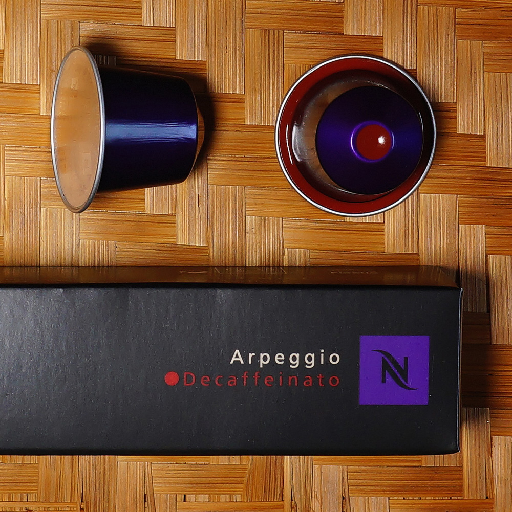 Apregio Decaffeinato violet coffee capsules